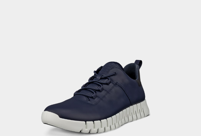 کتانی راحتی مردانه اکو دانمارک مدل ECCO Gruuv – راحتی و استحکام با طراحی مدرن رنگ سورمه ای